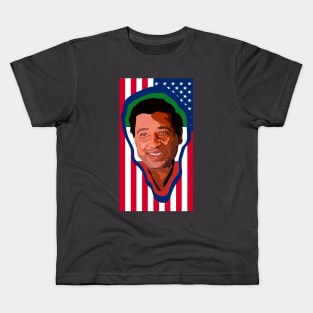 Cesar Chavez Mexico & America Outline Kids T-Shirt